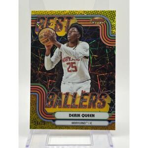2024 Bowman's Best U Derik Queen Best Ballers Yellow Lazer Refractor 38/75 SP